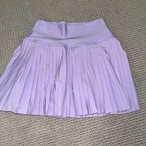 ALO Yoga Lavender Pleated Skirt
